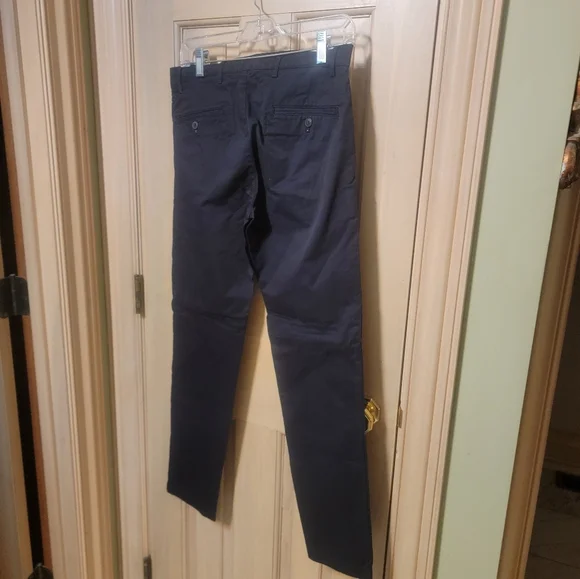 NWT Mens sz 29 x 30 Club Monaco Connor Chino Black Pants - Picture 3 of 8